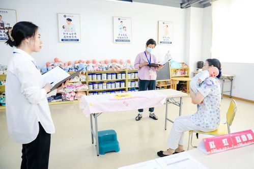 母嬰護理技能競賽在閔行區家政行業女職工中激烈展開